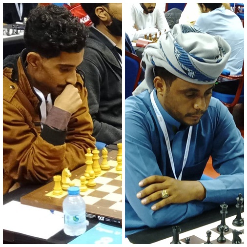 العويني 16 عالمياً وبامير 28 ..بن جميل يبارك الانجاز الشطرنجيى لابناء حضرموت في بطولة العالم بمسقط 
