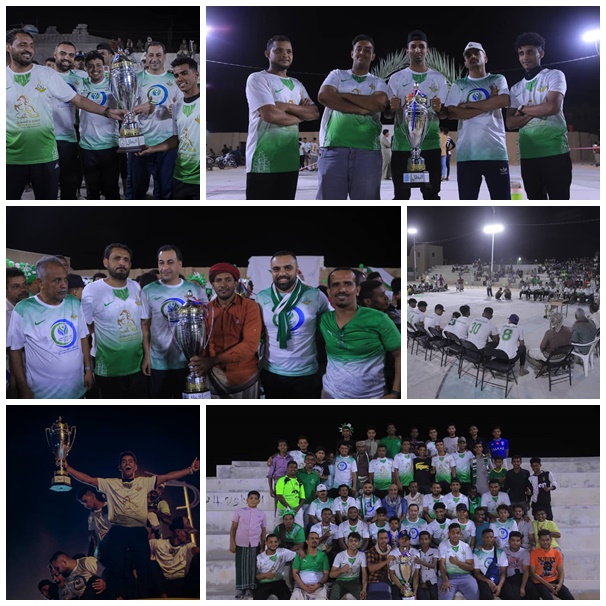 "استقبال جماهيري مهيب لبعثة نادي شباب القطن لكرة اليد بعد تتويجه بلقب الدوري اليمني لعام 2024"