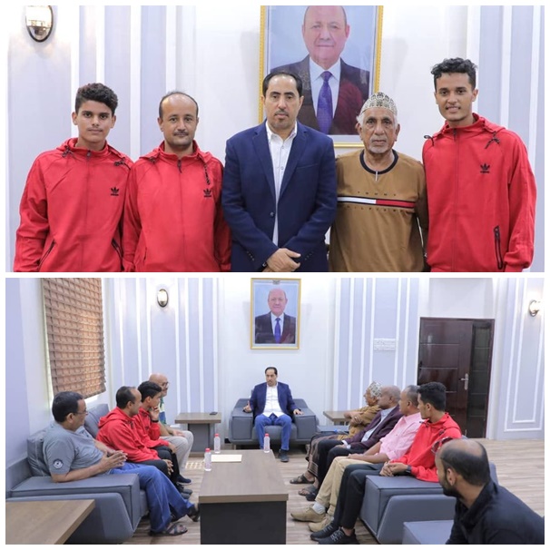 البكري يودٌع بعثة منتخب التنس المشارك في بطولة تصفيات كأس ديفيز بالبحرين