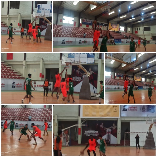 منتخب ساحل حضرموت يعتلي صدارة بطولة منتخبات المحافظات لفئة الشباب لكرة السلة بفوزه على منتخب أب