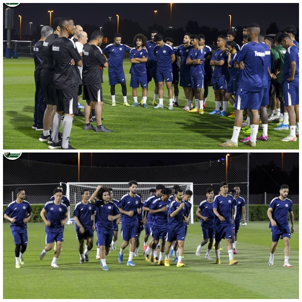 المنتخب الوطني يجري مرانه الأول في أبو ظبي