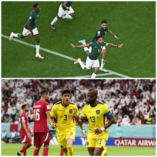 كأس العالم 2022: السعودية تحقق فوزا تاريخيا على الأرجنتين وتعادل سلبي بين تونس والدنمارك