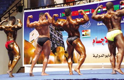 التضامن يكرم  أبطال الجمهورية في بناء الأجسام 