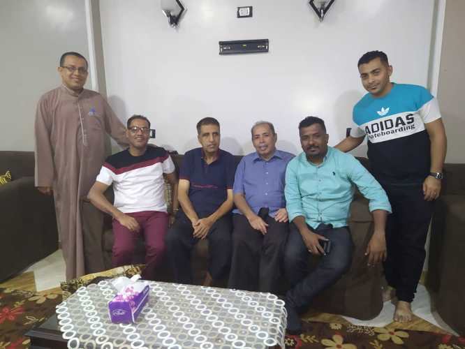 درويش سويد يستقبل زواره ويطمئن الجميع على حالته الصحية
