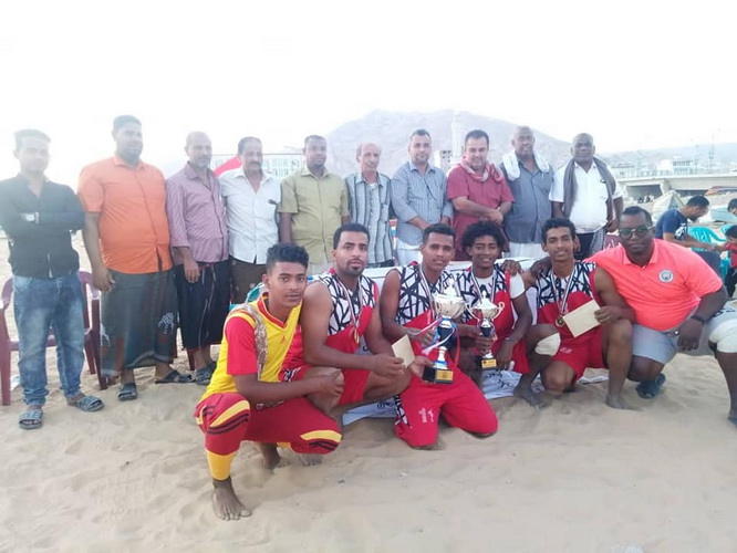 شعب حضرموت بطل ووصيف بطولة  الاستقلال لمهرجان حضرموت الرياضي الاول 