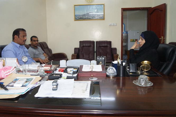  مناقشة الية تفعيل الانشطة الرياضية بالمعاهد التقنية والمهنية بالمكلا