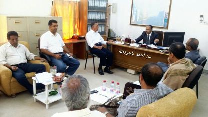 وزير الاتصالات يزور المؤسسة العامة للإتصالات السلكية واللاسلكية بحضرموت