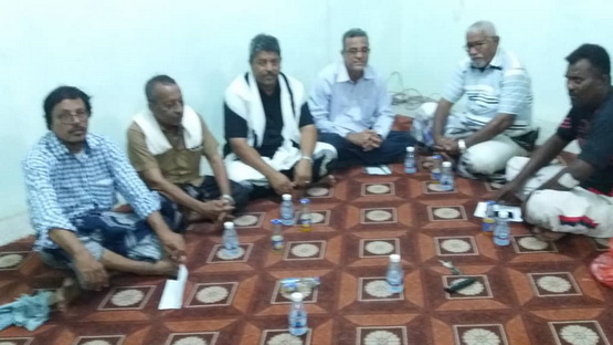 ضمن خطة النزول الميداني للاندية اتحاد التايكوندو يلتقي ادارة نادي سمعون الرياضي بالشحر 