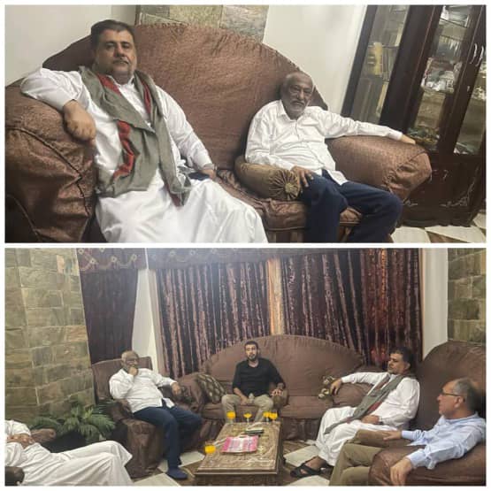 الشيخ العيسي يطمئن على صحة عضو الاتحاد السابق الاستاذ سالم صالح عبدالحق