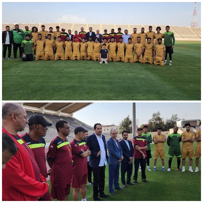 وزير الشباب والرياضة يزور المنتخب الوطني لكرة القدم في الطائف ويمنح اللاعبين 21 مليون ريال 