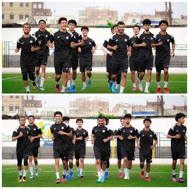 منتخبنا الوطني للشباب ينهي معسكره الداخلي بصنعاء ويغادر غدا السبت إلى أبها لملاقاة نظيره السعودي وديا