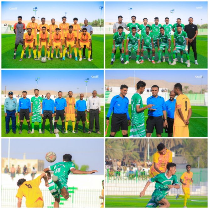 البرق يتفوّق على شبام في ذهاب الدوري التنشيطي لأندية وادي حضرموت بثلاثة أهداف مقابل هدفين.