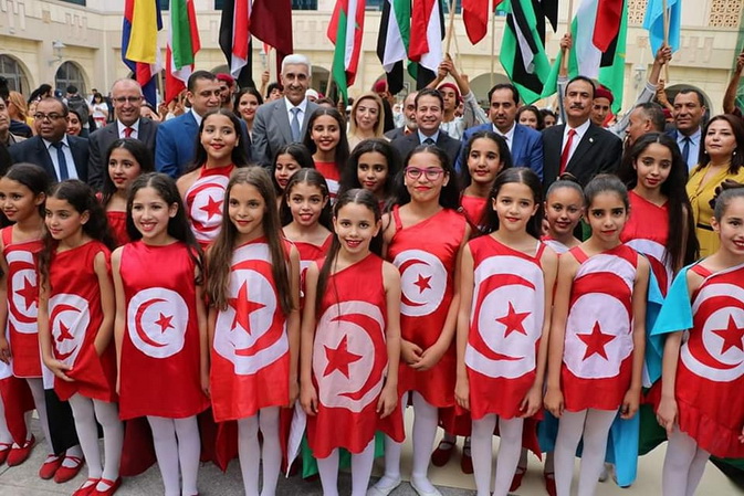 اليمن يشارك في افتتاح فعاليات تونس عاصمة الشباب العربي 2019م