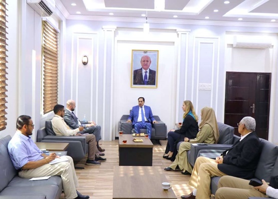 البكري يناقش مع مستشار الخارجية النرويجية "كارينا" قضايا الشباب والرياضيين وسبل تحقيق السلام