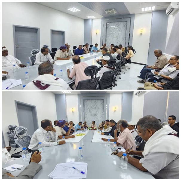 مناقشة خطط فروع الاتحادات الرياضية والنوعية في وادي حضرموت لما تبقى من العام الجاري والعام القادم