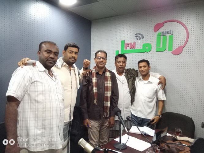  الكابتن بامجحفي عبر تسديدات راديو الأمل : الإثنين نهائي الفقيد باقلاقل بين الأحقاف والساحل