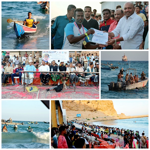 مدينة بروم تشهد إقامة بطولة الفقيد عبدالله علي بامحسون للسباحة في المياه المفتوحة