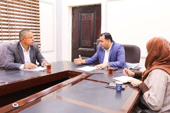 وزارة الشباب والرياضة" و "منظمة العمل الدولية" يناقشان مشروع إنشاء مراكز شبابية 