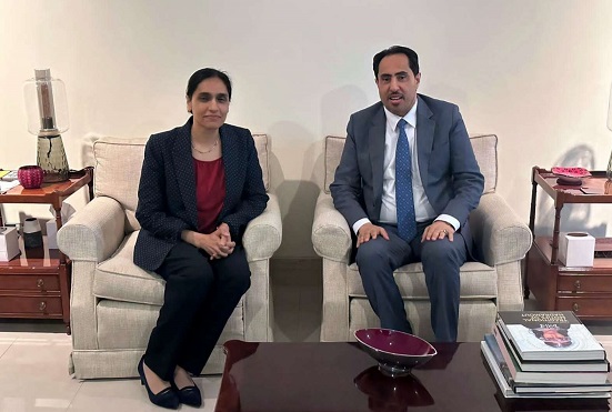 الوزير البكري يلتقي سفيرة بريطانيا لدى بلادنا