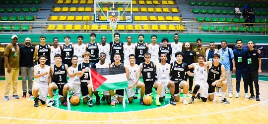 منتخب شباب السلة يختتم مشواره في غرب آسيا بالفوز على فلسطين وإحراز المركز الخامس