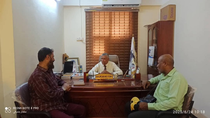 الإعلام الرياضي وكلية الإعلام يبحثان سبل التعاون المشترك