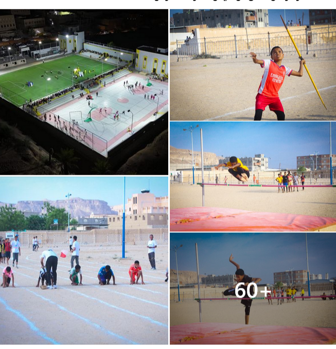  ست العاب رياضية تحيي اليوم العالمي الأولمبي بوادي وصحراء حضرموت 