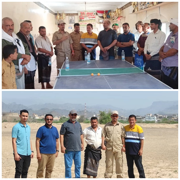 لجنة من وزارة الشباب والرياضة تزور نادي الصمود بـ "الحبيلين"