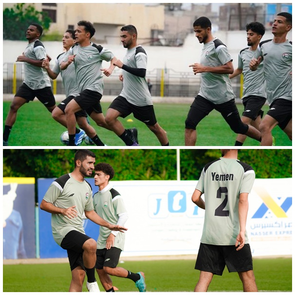 منتخب الشباب یجري حصته التدریبیة المساٸية بصنعاء