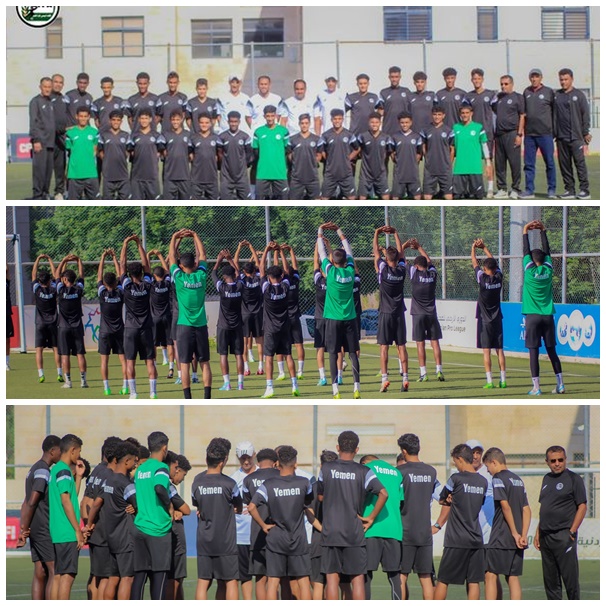 يستعد لمواجهة السعودية يوم الجمعة .. منتخب الناشئين يجري حصة تدريبية استشفائية