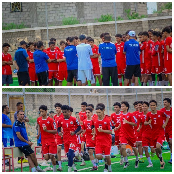 منتخب الناشئين يواصل معسكره الاعدادي بمحافظة أبين