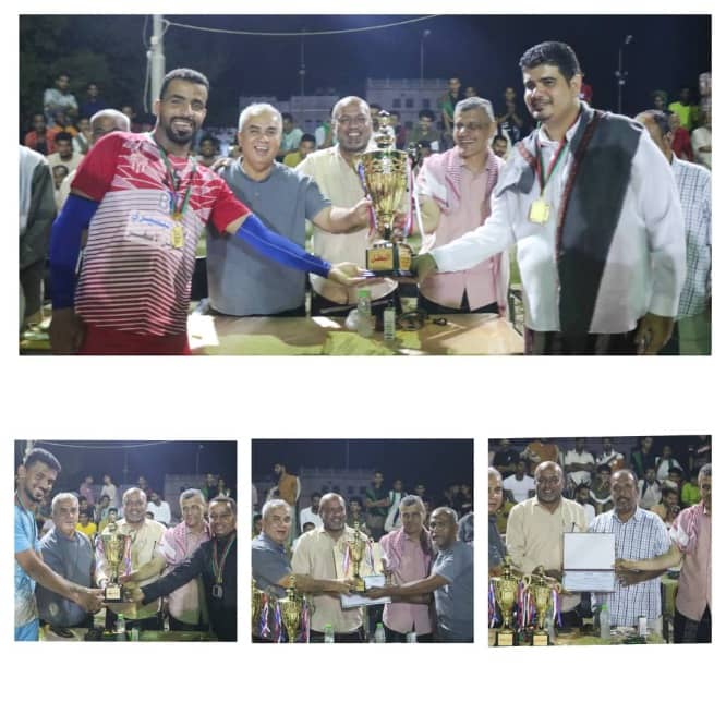 شعب حضرموت يحلق عالياً ويتوج بطلاً للبطولة الرمضانية للكرة الطائرة لأندية ساحل حضرموت واتحاد الشبيبة وصيفاً