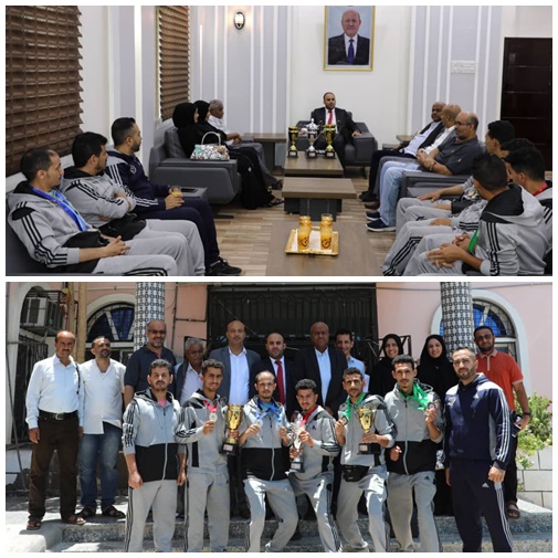 نائب وزير الشباب والرياضة يكرّم منتخب الكونغ فو الفائز بالمركز الثالث عربيًا