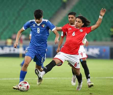 منتخبنا للشباب يخسر أمام المنتخب الكويتي  بهدفين 