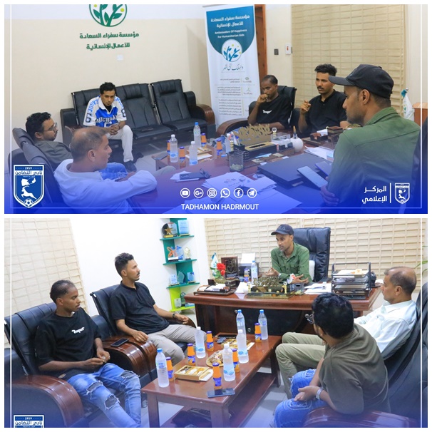 مناقشة سبل تحسين أداء المركز الإعلامي بنادي تضامن حضرموت