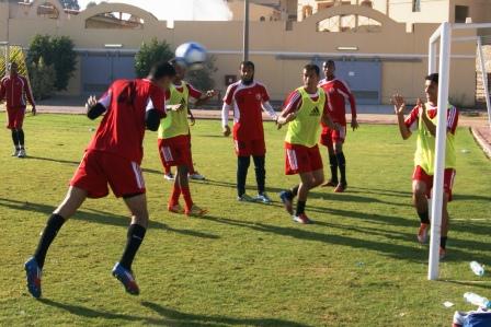 المنتخب يواصل تحضيراته لمواجهة العسكري المصري