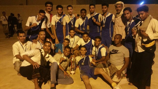 هلال الرحمن بسيئون يحصد بطولتين في كرة الطائرة بسيئون 