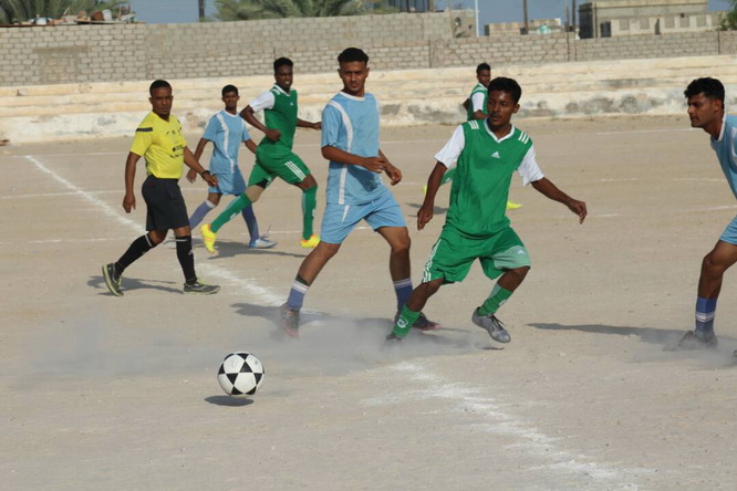 شباب القارة يعادل شبيبة الديس في اولى مواجهاتهما بكأس حضرموت 