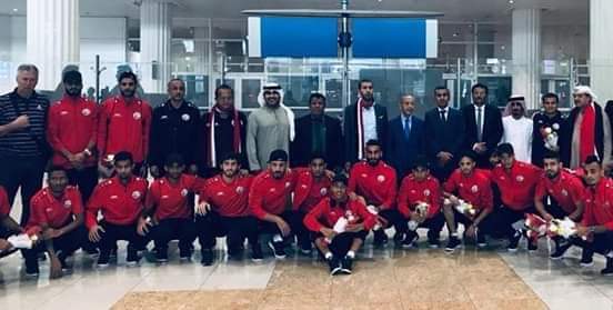 المنتخب الوطني يصل الإمارات ويستعد لبروفة سوريا..