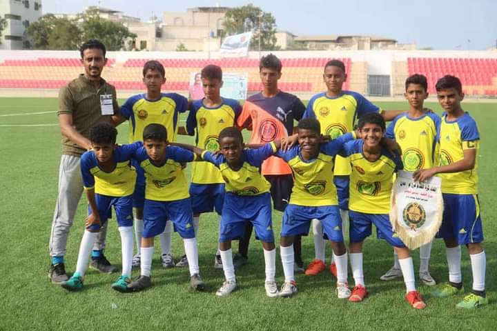 الشعلة يتصدر المجموعة الأولى في بطولة النعاش لبراعم كرة القدم لأندية عدن  