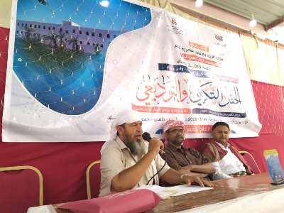 مدرسة الشيخ كربان  للتعليم الأساسي تختتم  عامها الدراسي 2022/2021م وتكرم اوائل الطلاب والطالبات واحد المعلمين المتقاعدين 