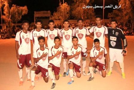 نصر السحيل يحافظ على صدارة المجموعة الرابعة في دوري الشهيد بن حبريش لكرة القدم