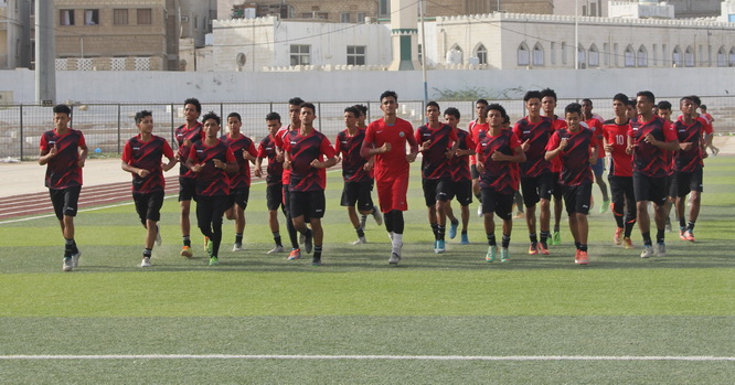 منتخبنا الوطني للناشئين يغادر المكلا  بعد نجاح معسكرة الداخلي بحضرموت..