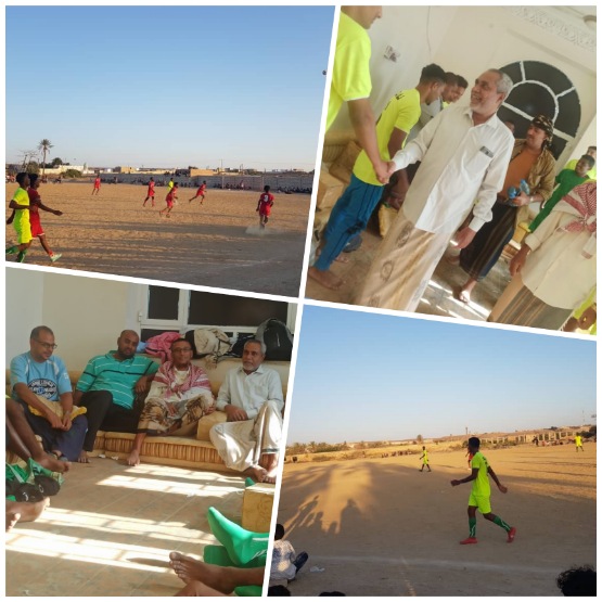 الفريق الكروي لنادي المكلا يفوز على منتخب لاعبي الأندية  بالديس الشرقية وقصيعر  