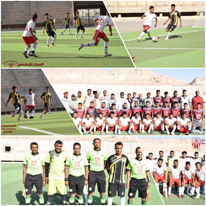 بهاتريك المعاري ...شعب حضرموت يتغلب على اتحاد سيئون. 