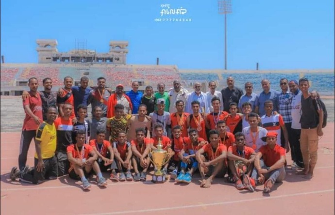 الوكيل التميمي يهنئ نادي وحدة تريم لاحرازهم بطولة الجمهورية لألعاب القوى
