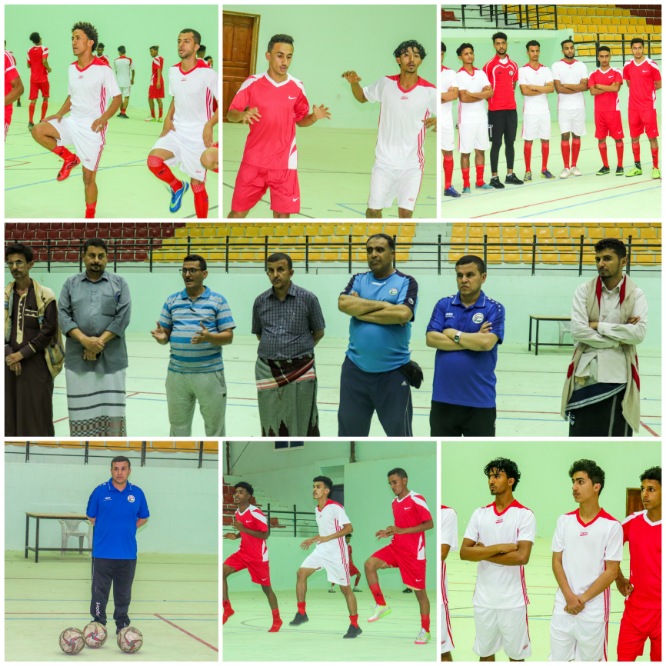 *مدير عام مكتب الشباب والرياضة بشبوة يلتقي بعثة المنتخب الوطني للشباب لكرة القدم* 
