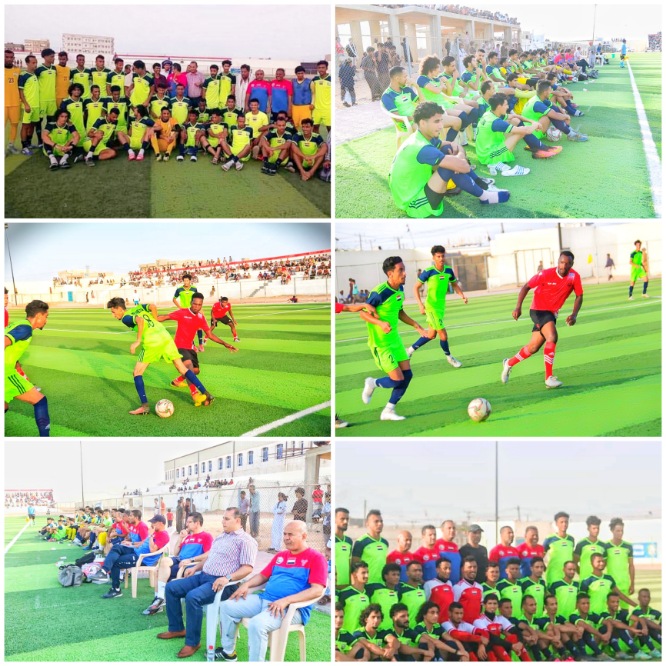 الأولمبي اليمني يواصل معسكره الداخلي بالمهرة ومباراة أولى للوقوف على جاهزية اللاعبين
