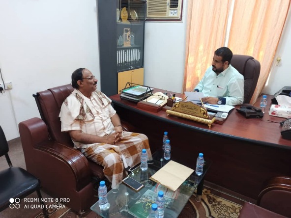 الجهوري يطلع على التحضيرات والإستعدادات لبطولة كأس حضرموت الثقافية الثانية للأندية الرياضية أبطال الساحل والوادي
