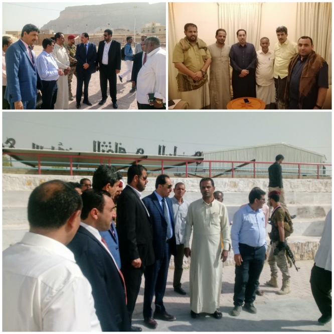 وزير الشباب والرياضة يتفقد ملعب الشهيد جواس ومنشاّت نادي سيؤون.