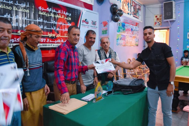 فرع اتحاد البلياردو والسنوكر يكرم ابطالة